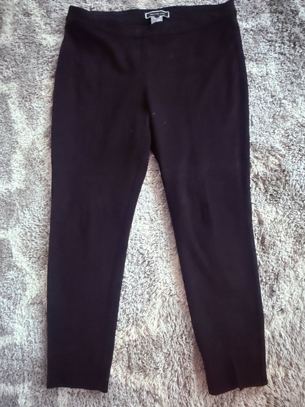 Dark Pull-On Slim-Leg Pants – Size 14